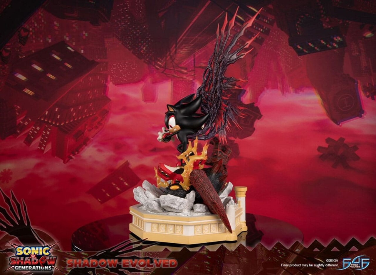 First 4 Figures Sonic X Shadow Generations Statue Shadow Evolved 58 cm First 4 Figures Sonic X Shadow Generations Statue Shadow Evolved 58 cm