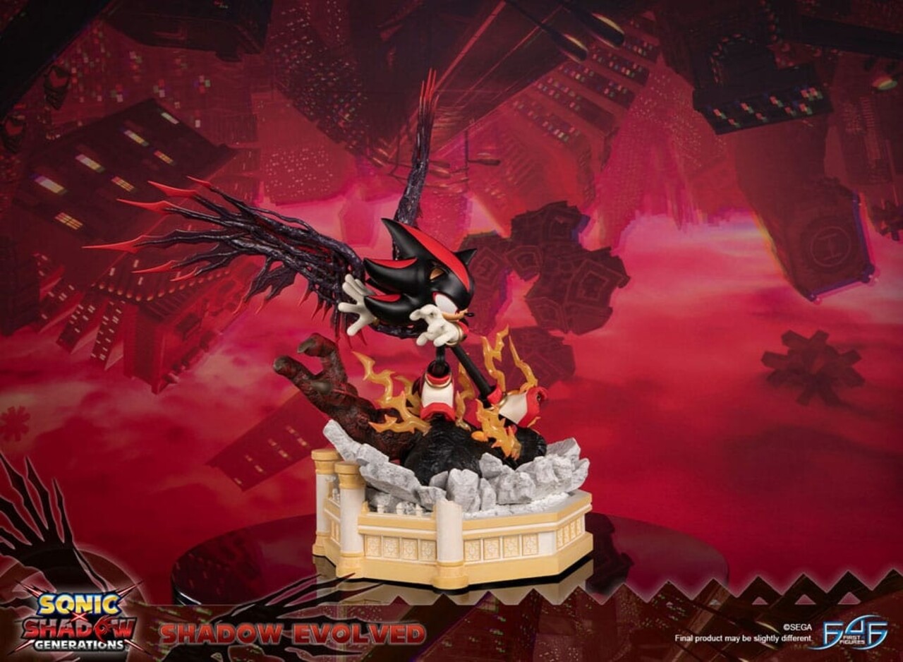 First 4 Figures Sonic X Shadow Generations Statue Shadow Evolved 58 cm First 4 Figures Sonic X Shadow Generations Statue Shadow Evolved 58 cm