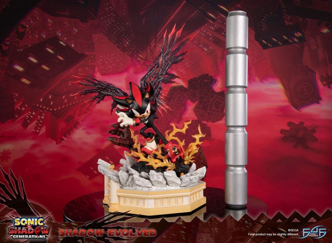 First 4 Figures Sonic X Shadow Generations Statue Shadow Evolved 58 cm First 4 Figures Sonic X Shadow Generations Statue Shadow Evolved 58 cm