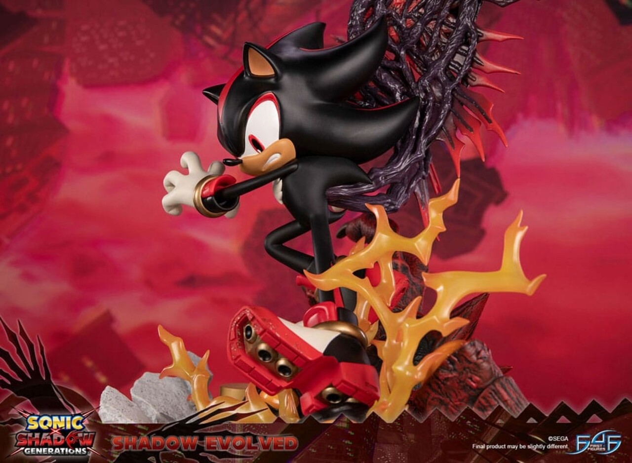 First 4 Figures Sonic X Shadow Generations Statue Shadow Evolved 58 cm First 4 Figures Sonic X Shadow Generations Statue Shadow Evolved 58 cm