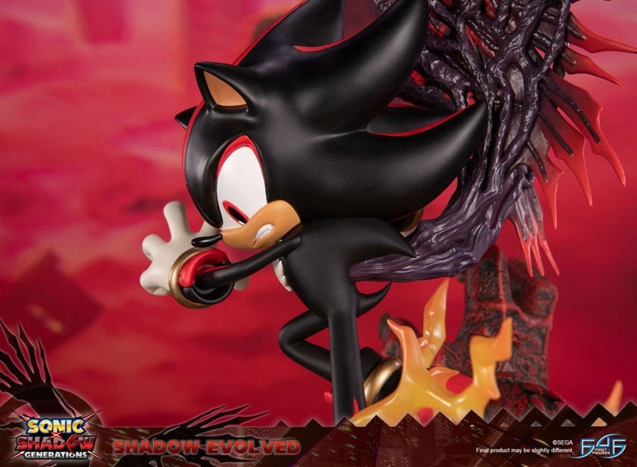 First 4 Figures Sonic X Shadow Generations Statue Shadow Evolved 58 cm First 4 Figures Sonic X Shadow Generations Statue Shadow Evolved 58 cm