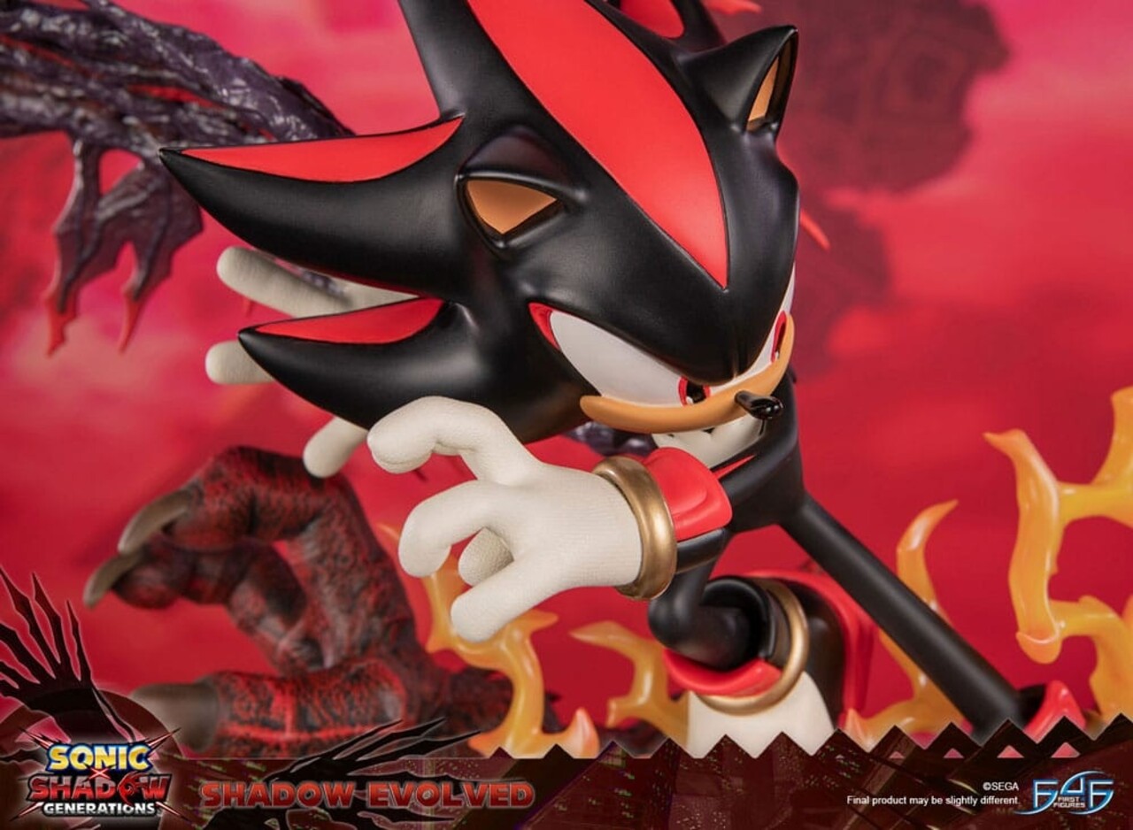First 4 Figures Sonic X Shadow Generations Statue Shadow Evolved 58 cm First 4 Figures Sonic X Shadow Generations Statue Shadow Evolved 58 cm