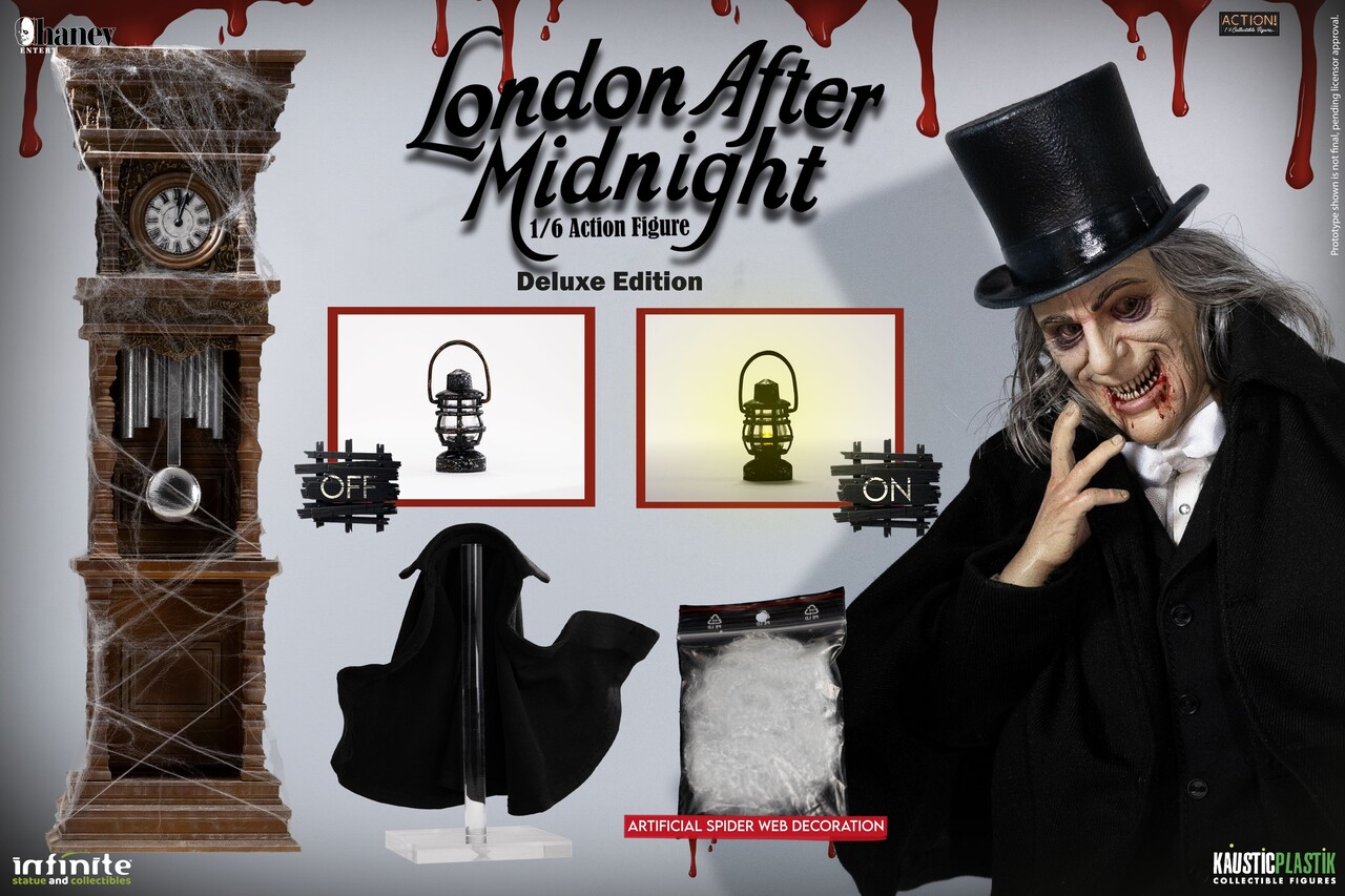 Infinite Statue London After Midnight Action Figure 1/6 Lon Chaney Deluxe Version 30 cm Infinite Statue London After Midnight Action Figure 1/6 Lon Chaney Deluxe Version 30 cm
