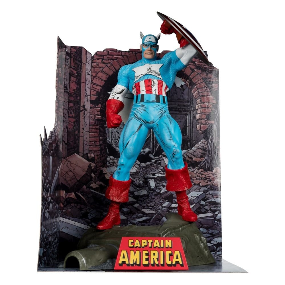 McFarlane Toys Marvel PVC Statue 1/6 Captain America (The Amazing Spider-Man #323) 28 cm McFarlane Toys Marvel PVC Statue 1/6 Captain America (The Amazing Spider-Man #323) 28 cm