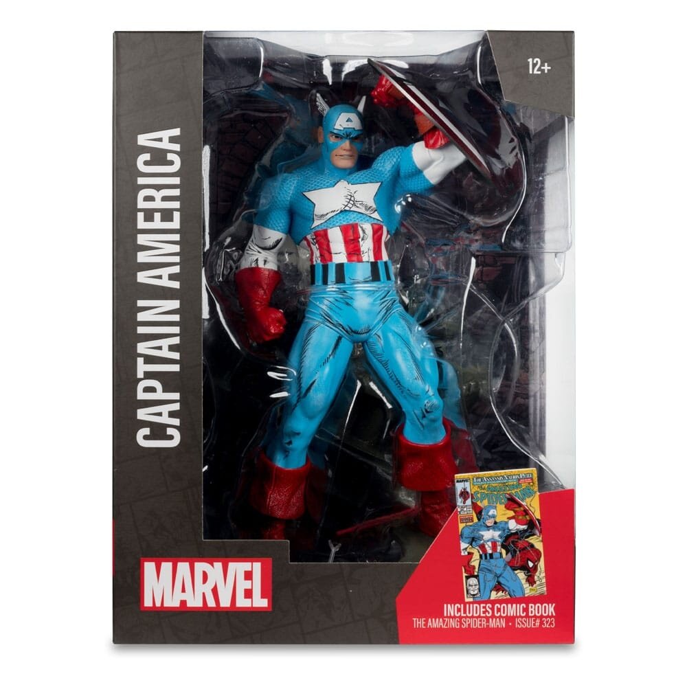 McFarlane Toys Marvel PVC Statue 1/6 Captain America (The Amazing Spider-Man #323) 28 cm McFarlane Toys Marvel PVC Statue 1/6 Captain America (The Amazing Spider-Man #323) 28 cm