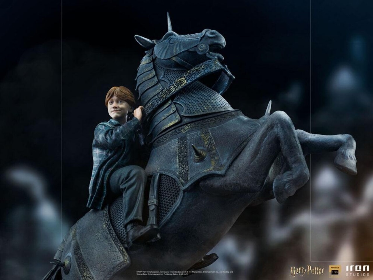 Iron Studios Harry Potter Deluxe Art Scale Statue 1/10 Ron Weasley at the Wizard Chess 35 cm Iron Studios Harry Potter Deluxe Art Scale Statue 1/10 Ron Weasley at the Wizard Chess 35 cm