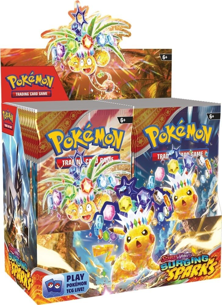 The Pokémon Company Pokémon Scarlet & Violet Surging Sparks Booster Box The Pokémon Company Pokémon Scarlet & Violet Surging Sparks Booster Box
