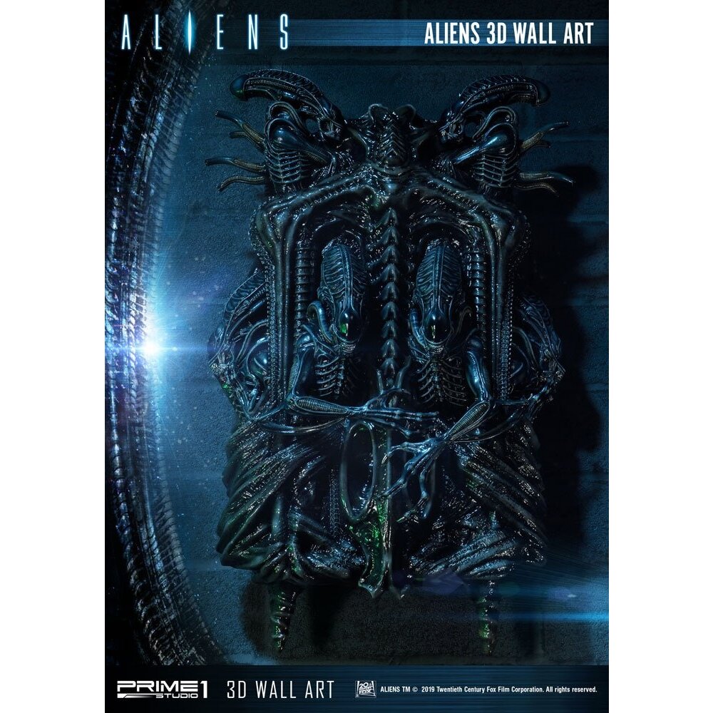 Aliens 3D Wall Art 32 x 50 cm - Planet Fantasy