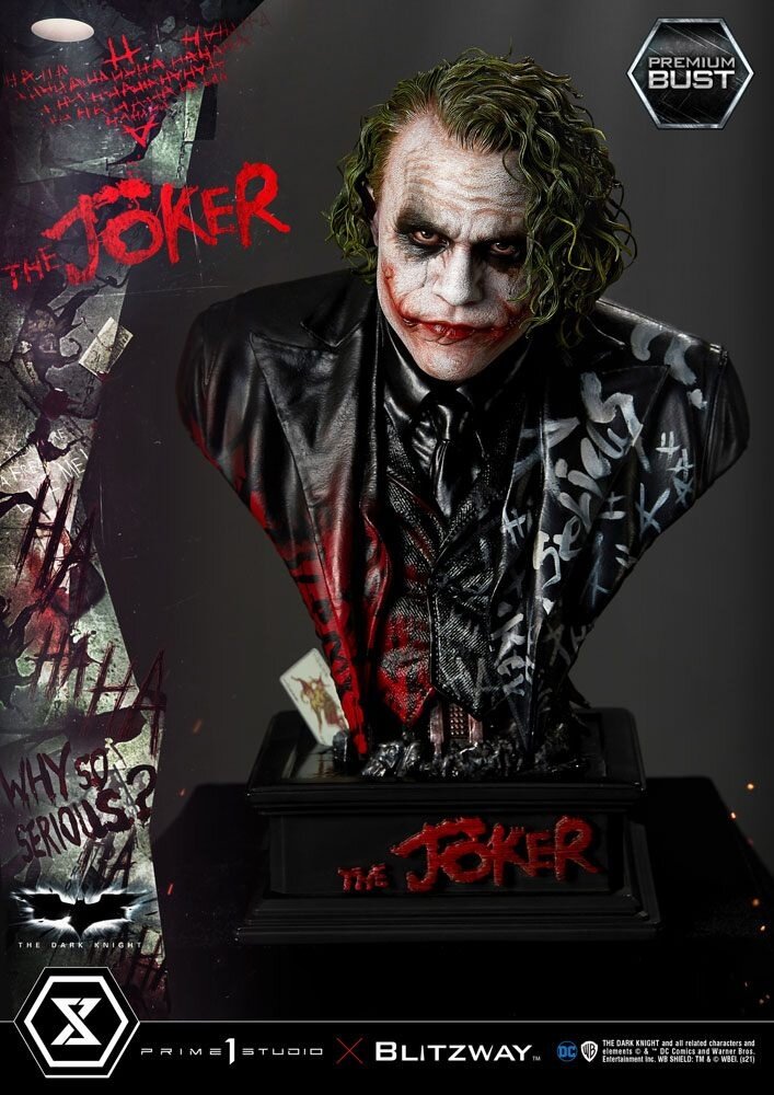 Prime 1 Studio The Dark Knight Premium Bust The Joker 26 cm Prime 1 Studio The Dark Knight Premium Bust The Joker 26 cm