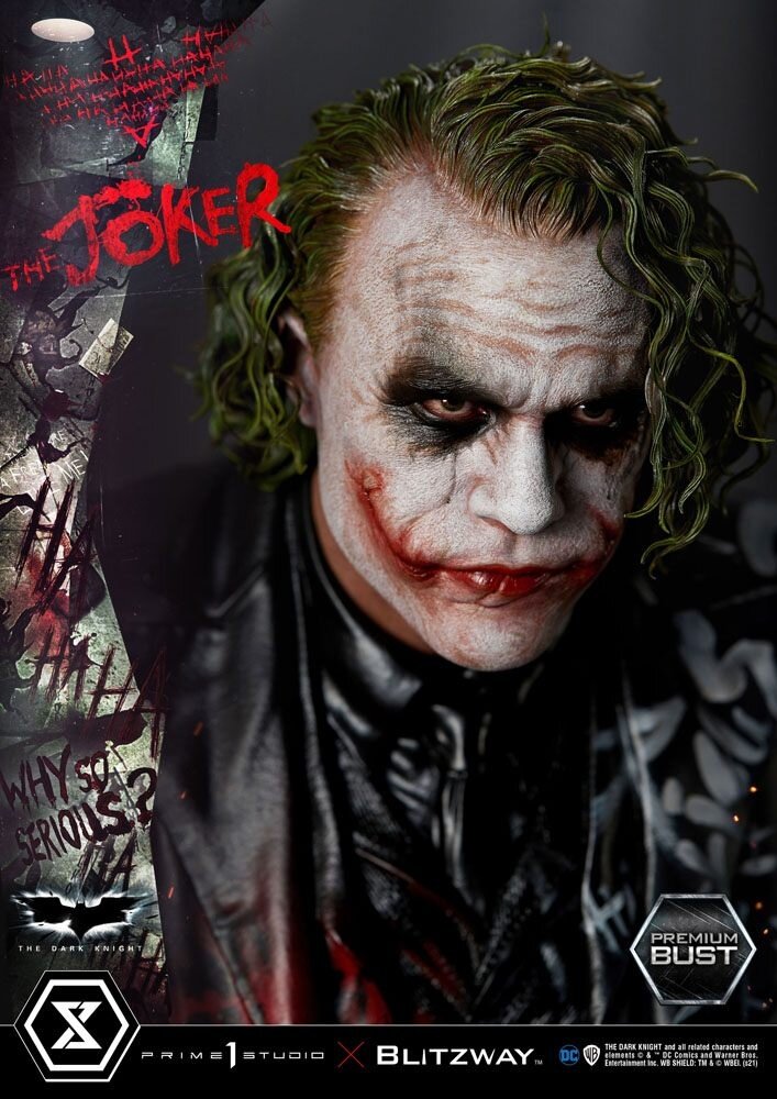 Prime 1 Studio The Dark Knight Premium Bust The Joker 26 cm Prime 1 Studio The Dark Knight Premium Bust The Joker 26 cm
