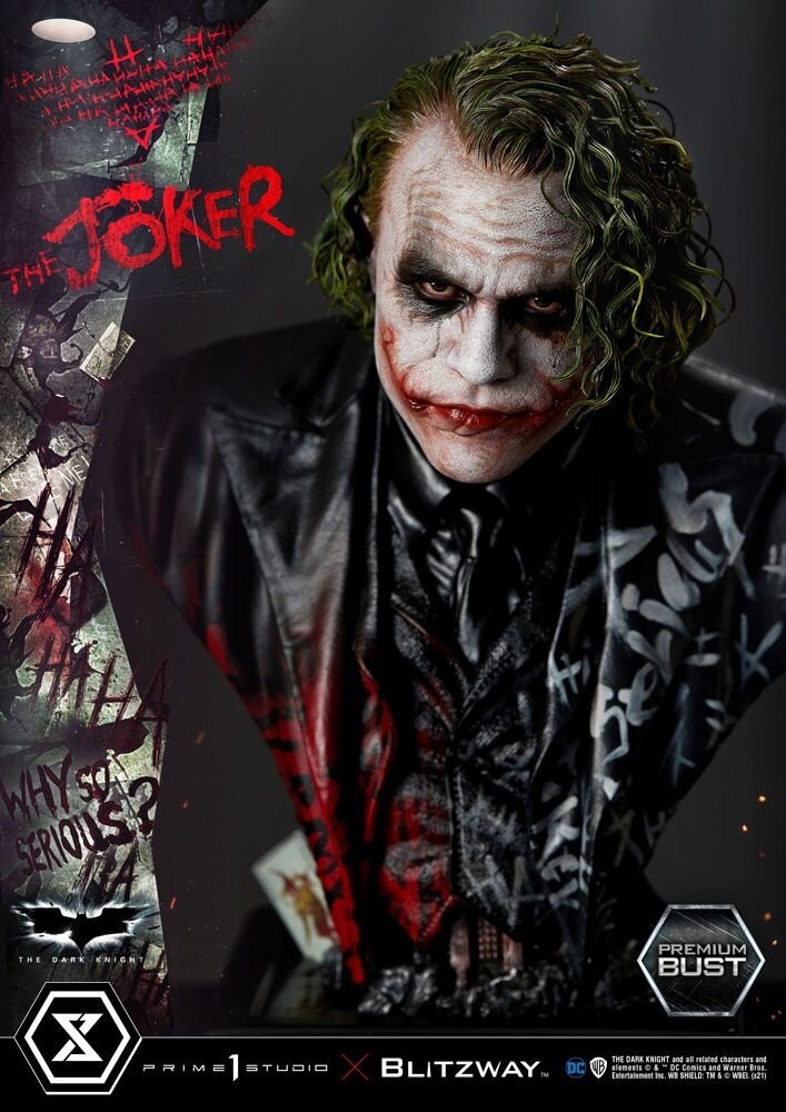 Prime 1 Studio The Dark Knight Premium Bust The Joker 26 cm Prime 1 Studio The Dark Knight Premium Bust The Joker 26 cm