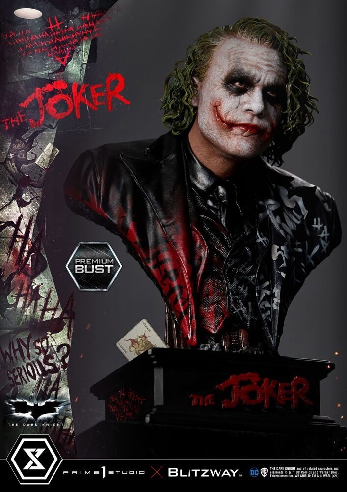 Prime 1 Studio The Dark Knight Premium Bust The Joker 26 cm Prime 1 Studio The Dark Knight Premium Bust The Joker 26 cm
