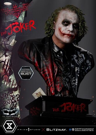 Prime 1 Studio The Dark Knight Premium Bust The Joker 26 cm Prime 1 Studio The Dark Knight Premium Bust The Joker 26 cm