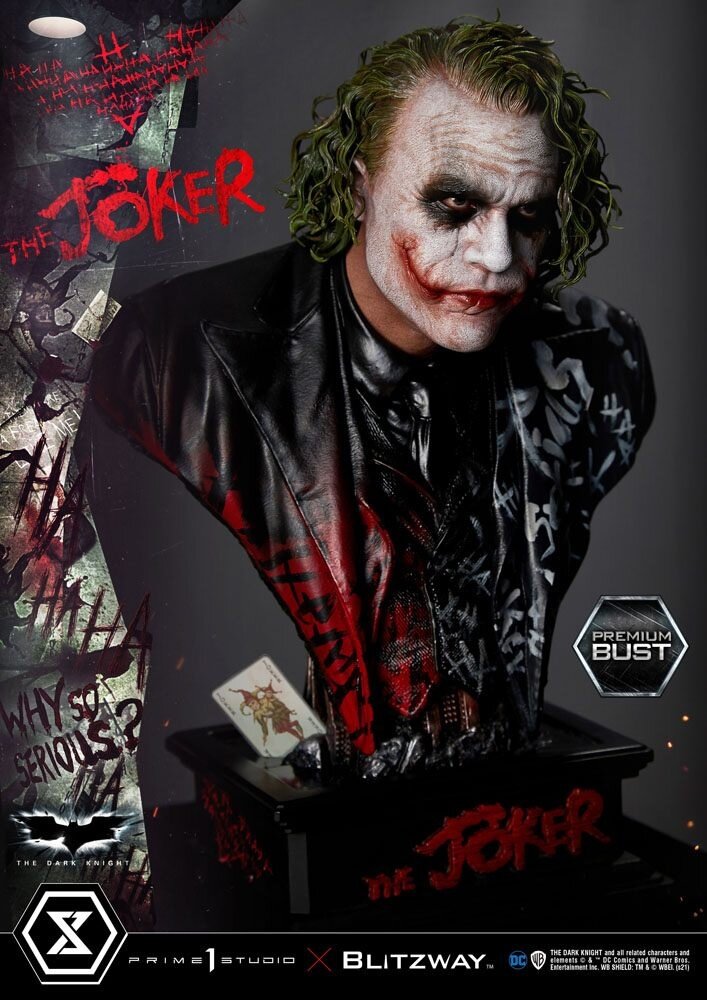 Prime 1 Studio The Dark Knight Premium Bust The Joker 26 cm Prime 1 Studio The Dark Knight Premium Bust The Joker 26 cm