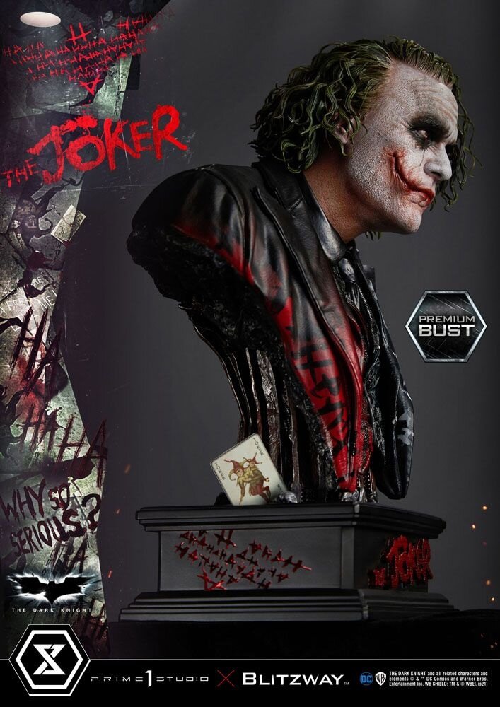 Prime 1 Studio The Dark Knight Premium Bust The Joker 26 cm Prime 1 Studio The Dark Knight Premium Bust The Joker 26 cm