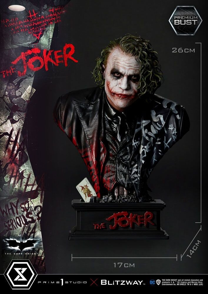 Prime 1 Studio The Dark Knight Premium Bust The Joker 26 cm Prime 1 Studio The Dark Knight Premium Bust The Joker 26 cm