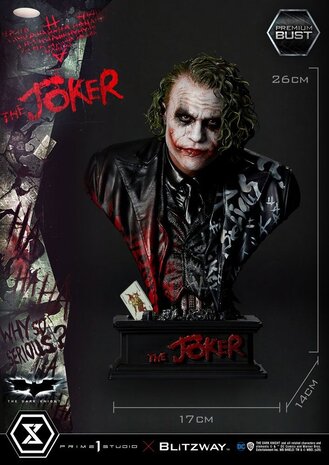 Prime 1 Studio The Dark Knight Premium Bust The Joker 26 cm Prime 1 Studio The Dark Knight Premium Bust The Joker 26 cm