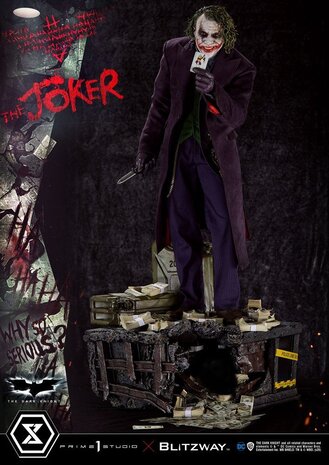 Prime 1 Studio The Dark Knight Statue 1/3 The Joker Bonus Version 72 cm Prime 1 Studio The Dark Knight Statue 1/3 The Joker Bonus Version 72 cm
