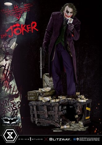 Prime 1 Studio The Dark Knight Statue 1/3 The Joker Bonus Version 72 cm Prime 1 Studio The Dark Knight Statue 1/3 The Joker Bonus Version 72 cm