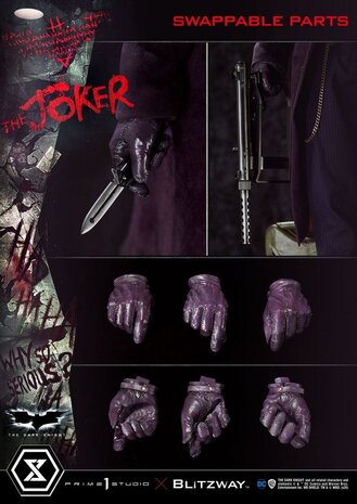 Prime 1 Studio The Dark Knight Statue 1/3 The Joker Bonus Version 72 cm Prime 1 Studio The Dark Knight Statue 1/3 The Joker Bonus Version 72 cm