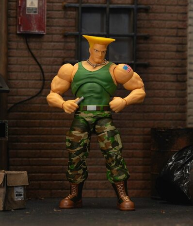 Jada Toys Ultra Street Fighter II: The Final Challengers Action Figure 1/12 Guile 15 cm Jada Toys Ultra Street Fighter II: The Final Challengers Action Figure 1/12 Guile 15 cm