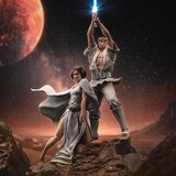 Iron Studios Star Wars Deluxe Art Scale Statue 1/10 Luke and Leia 41 cm Iron Studios Star Wars Deluxe Art Scale Statue 1/10 Luke and Leia 41 cm