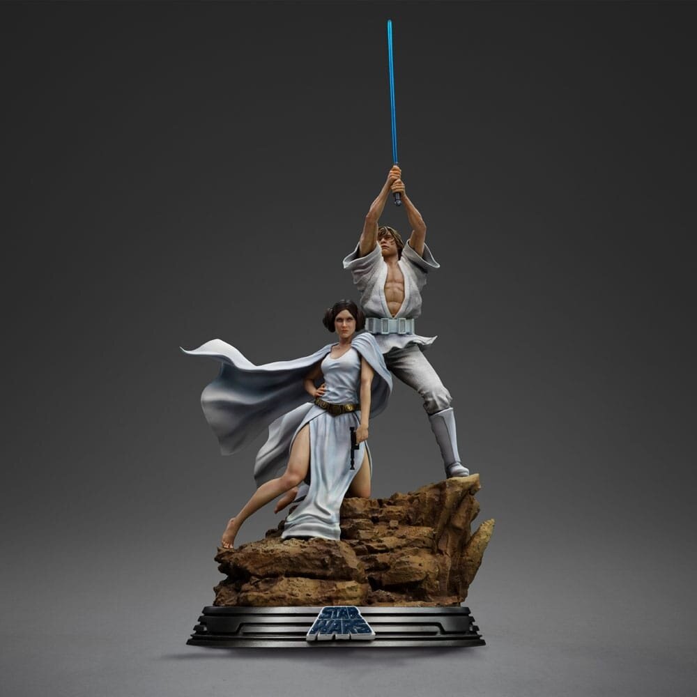 Iron Studios Star Wars Deluxe Art Scale Statue 1/10 Luke and Leia 41 cm Iron Studios Star Wars Deluxe Art Scale Statue 1/10 Luke and Leia 41 cm