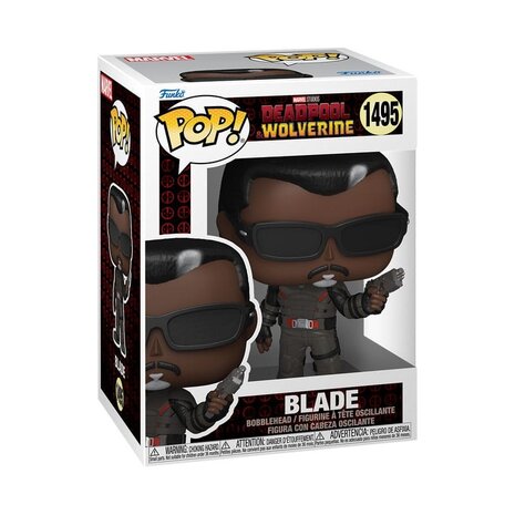 Funko Deadpool 3 POP! Marvel Vinyl Figure Blade #1495 Funko Deadpool 3 POP! Marvel Vinyl Figure Blade #1495