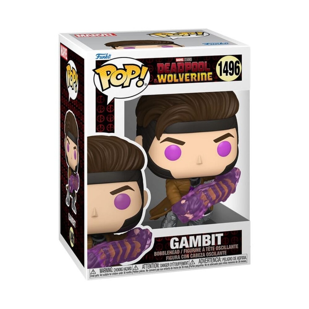Funko Deadpool 3 POP! Marvel Vinyl Figure Gambit #1496 Funko Deadpool 3 POP! Marvel Vinyl Figure Gambit #1496