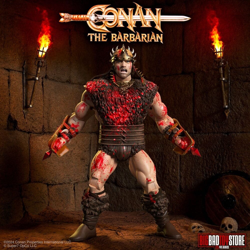 Super7 Conan the Barbarian Ultimates Action Figure Conan Blood Soaked Pit Fighter 18 cm Super7 Conan the Barbarian Ultimates Action Figure Conan Blood Soaked Pit Fighter 18 cm