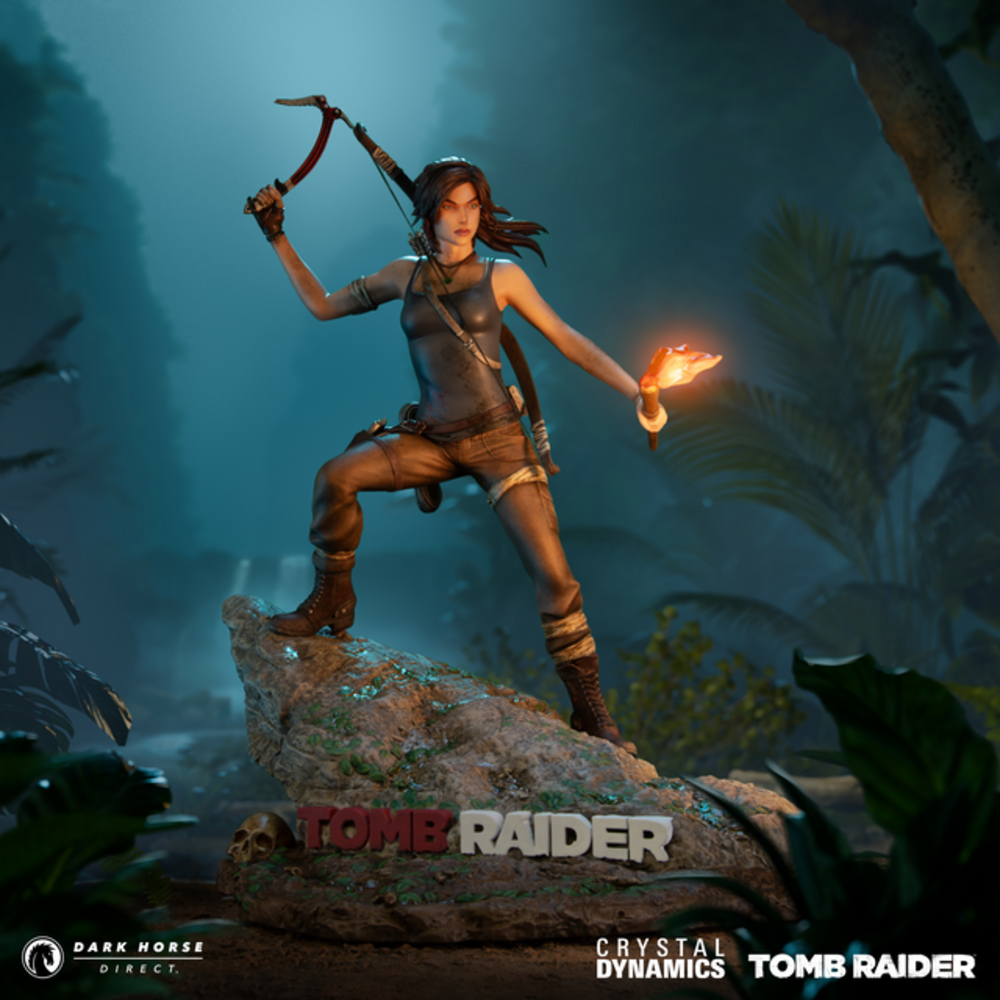 Dark Horse Tomb Raider PVC Statue Lara Croft Survivor Era 33 cm Dark Horse Tomb Raider PVC Statue Lara Croft Survivor Era 33 cm