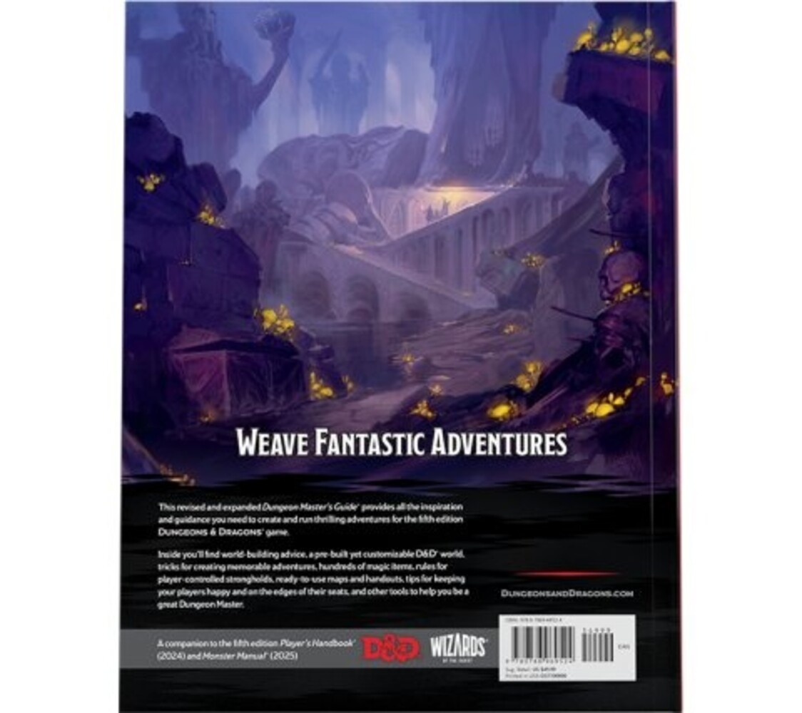 Wizards of the Coast Dungeons & Dragons RPG Dungeon Master's Guide 2024 *Engelse Versie* Wizards of the Coast Dungeons & Dragons RPG Dungeon Master's Guide 2024 *Engelse Versie*
