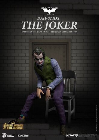 Beast Kingdom Batman The Dark Knight Dynamic 8ction Heroes Action Figure 1/9 The Joker Deluxe Version 21 cm Beast Kingdom Batman The Dark Knight Dynamic 8ction Heroes Action Figure 1/9 The Joker Deluxe Version 21 cm