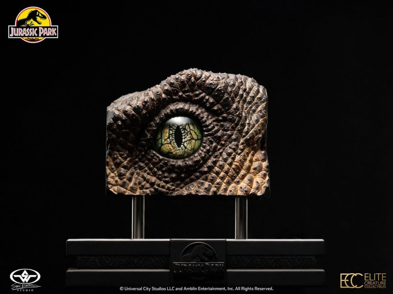 Elite Creature Collectibles Jurassic Park 1/1 Replica Bust Velociraptor Eye 23 cm Elite Creature Collectibles Jurassic Park 1/1 Replica Bust Velociraptor Eye 23 cm
