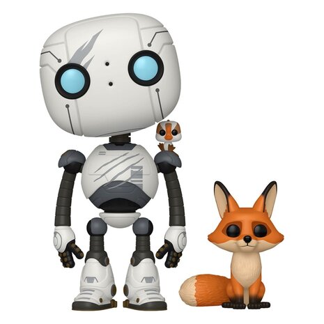 Funko Wild Robot POP! Movies Vinyl Figures Roz w/Brightbill & Fink 9 cm Funko Wild Robot POP! Movies Vinyl Figures Roz w/Brightbill & Fink 9 cm