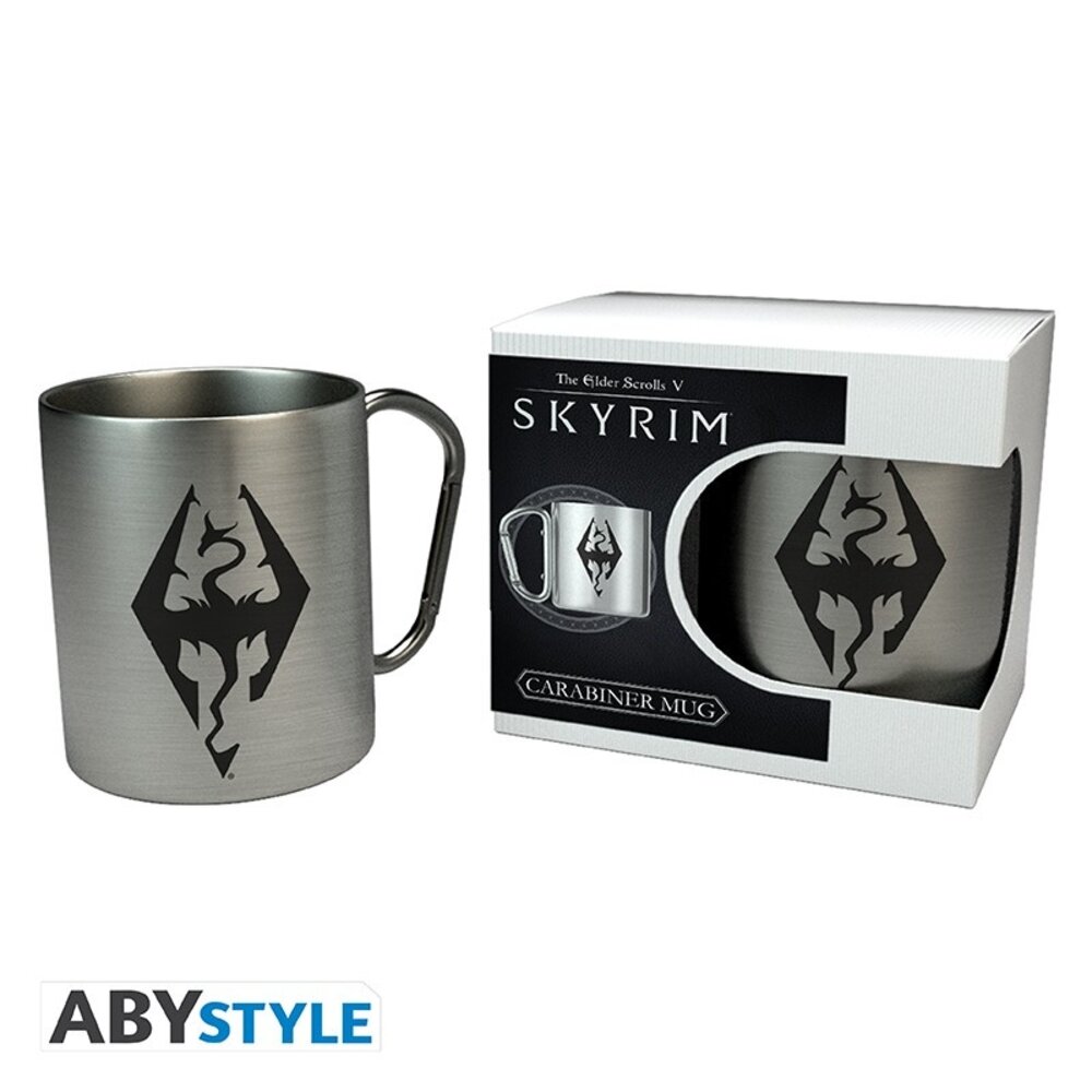 ABY Style Skyrim Logo Metalen Mok ABY Style Skyrim Logo Metalen Mok