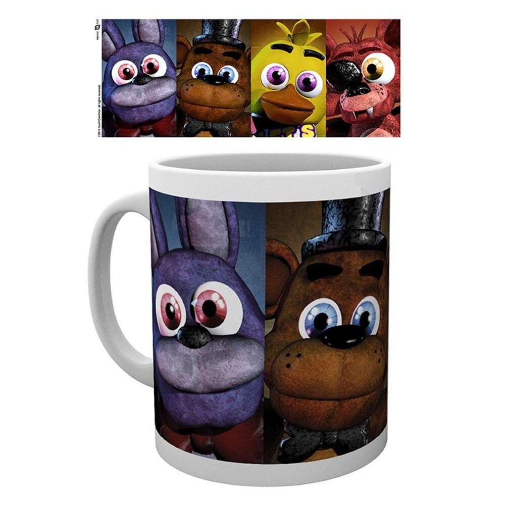 ABY Style Five Nights at Freddy's Faces Mok ABY Style Five Nights at Freddy's Faces Mok