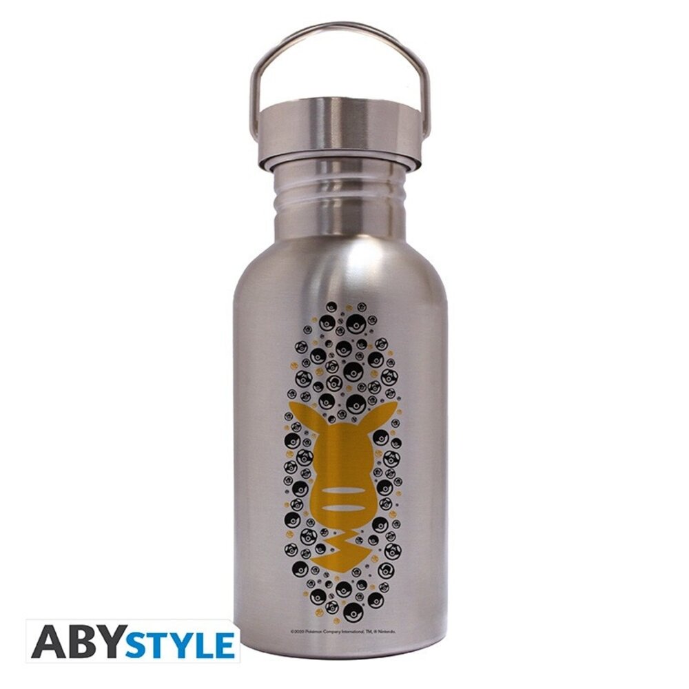 ABY Style Pokémon Pikachu Metal Water Bottle ABY Style Pokémon Pikachu Metal Water Bottle