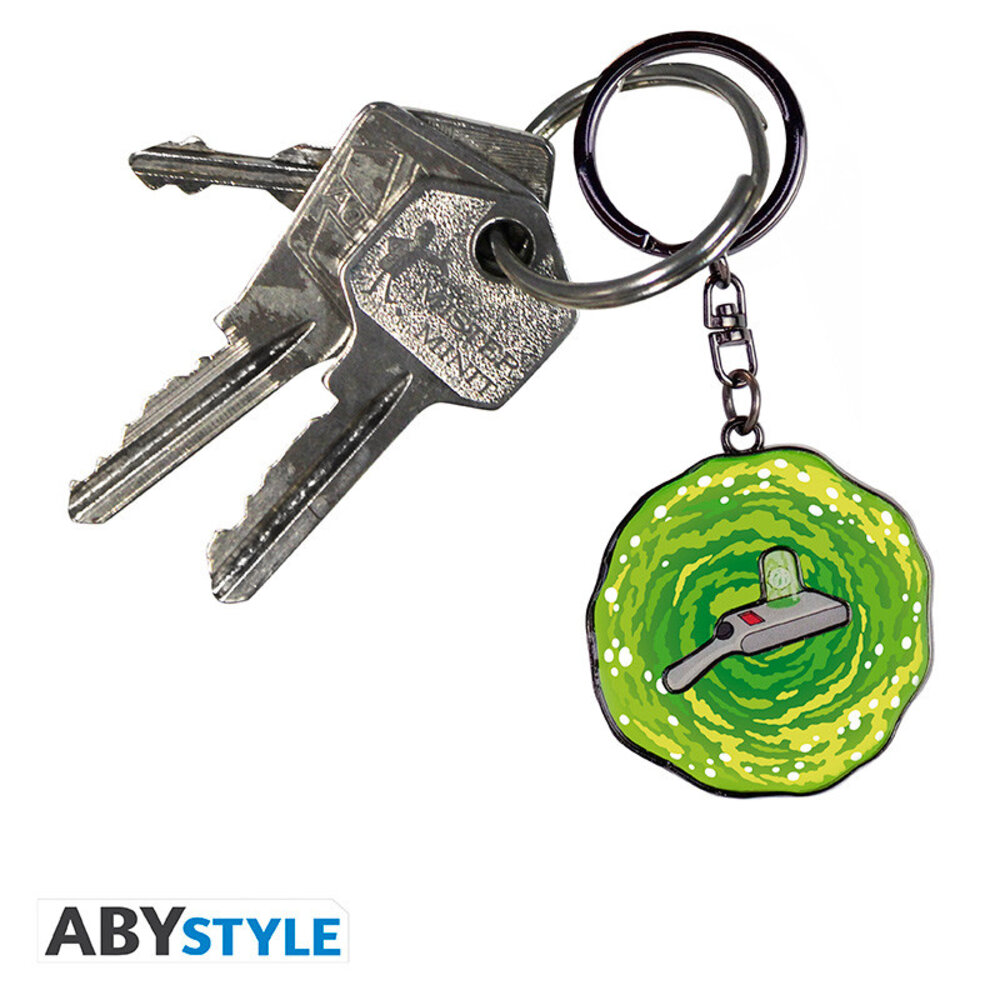 ABY Style Rick and Morty Portal Gun Metalen Sleutelhanger ABY Style Rick and Morty Portal Gun Metalen Sleutelhanger