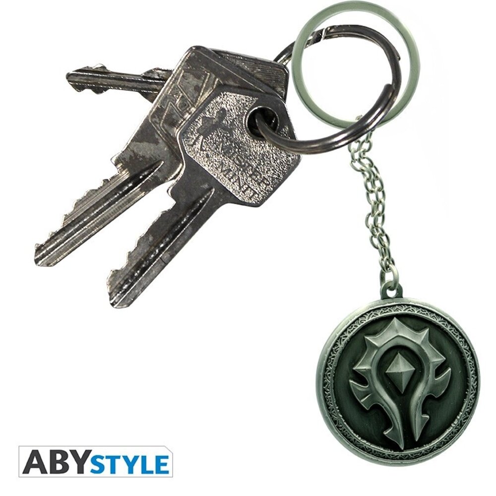 ABY Style World of Warcraft Horde Metal Keychain ABY Style World of Warcraft Horde Metal Keychain