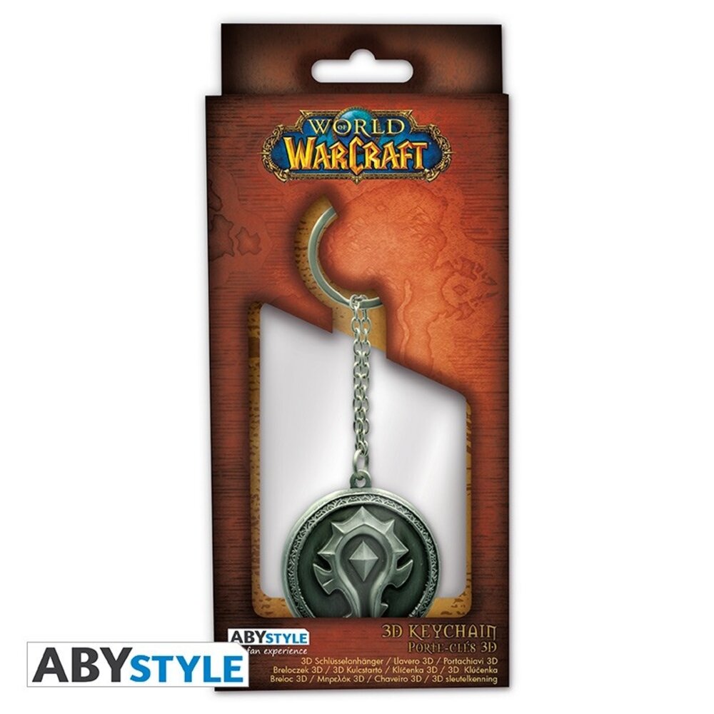 ABY Style World of Warcraft Horde Metal Keychain ABY Style World of Warcraft Horde Metal Keychain