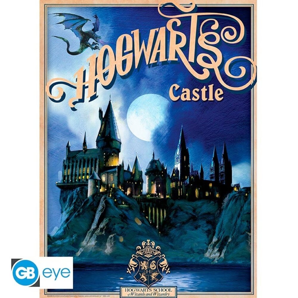 ABY Style Harry Potter Retro Poster 2-Pack 52 x 38cm ABY Style Harry Potter Retro Poster 2-Pack 52 x 38cm