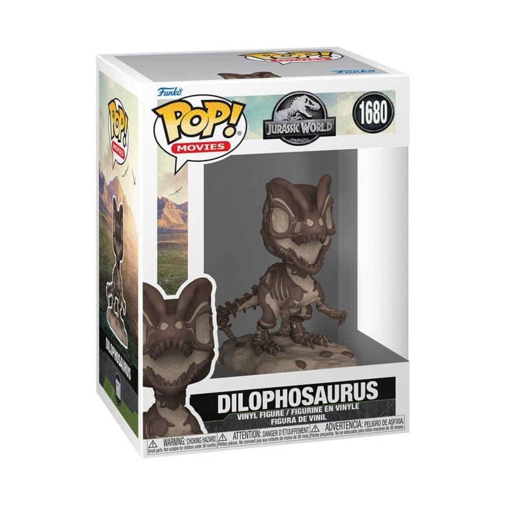 Funko Jurassic Park Fossil POP! Movies Vinyl Figure Dilophosaurus #1680 Funko Jurassic Park Fossil POP! Movies Vinyl Figure Dilophosaurus #1680