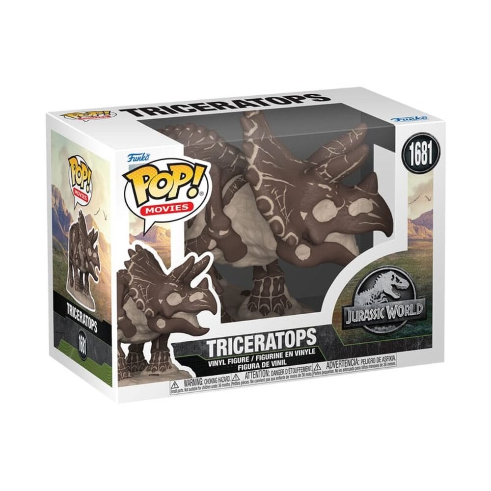 Funko Jurassic Park Fossil POP! Movies Vinyl Figure Triceratops #1681 Funko Jurassic Park Fossil POP! Movies Vinyl Figure Triceratops #1681