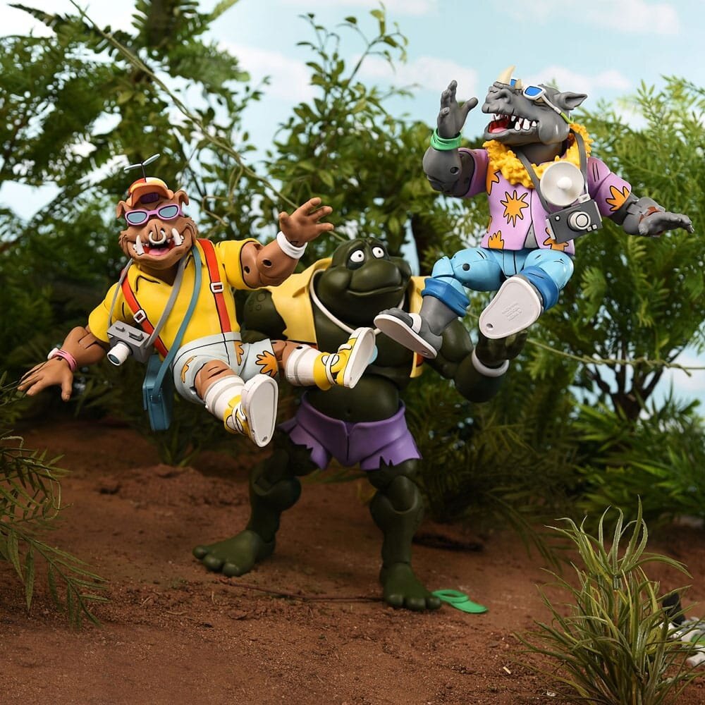 Neca Teenage Mutant Ninja Turtles (Cartoon 1980) Action Figure 2 Pack Vacation Bebop and Rocksteady 18 cm Neca Teenage Mutant Ninja Turtles (Cartoon 1980) Action Figure 2 Pack Vacation Bebop and Rocksteady 18 cm