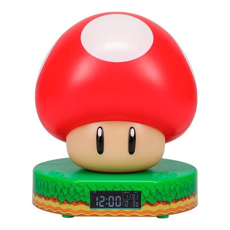 Paladone Super Mario Super Mushroom Alarmklok 12 cm Paladone Super Mario Super Mushroom Alarmklok 12 cm
