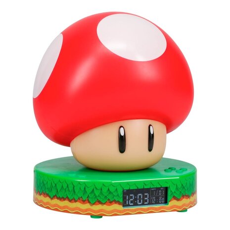 Paladone Super Mario Super Mushroom Alarmklok 12 cm Paladone Super Mario Super Mushroom Alarmklok 12 cm