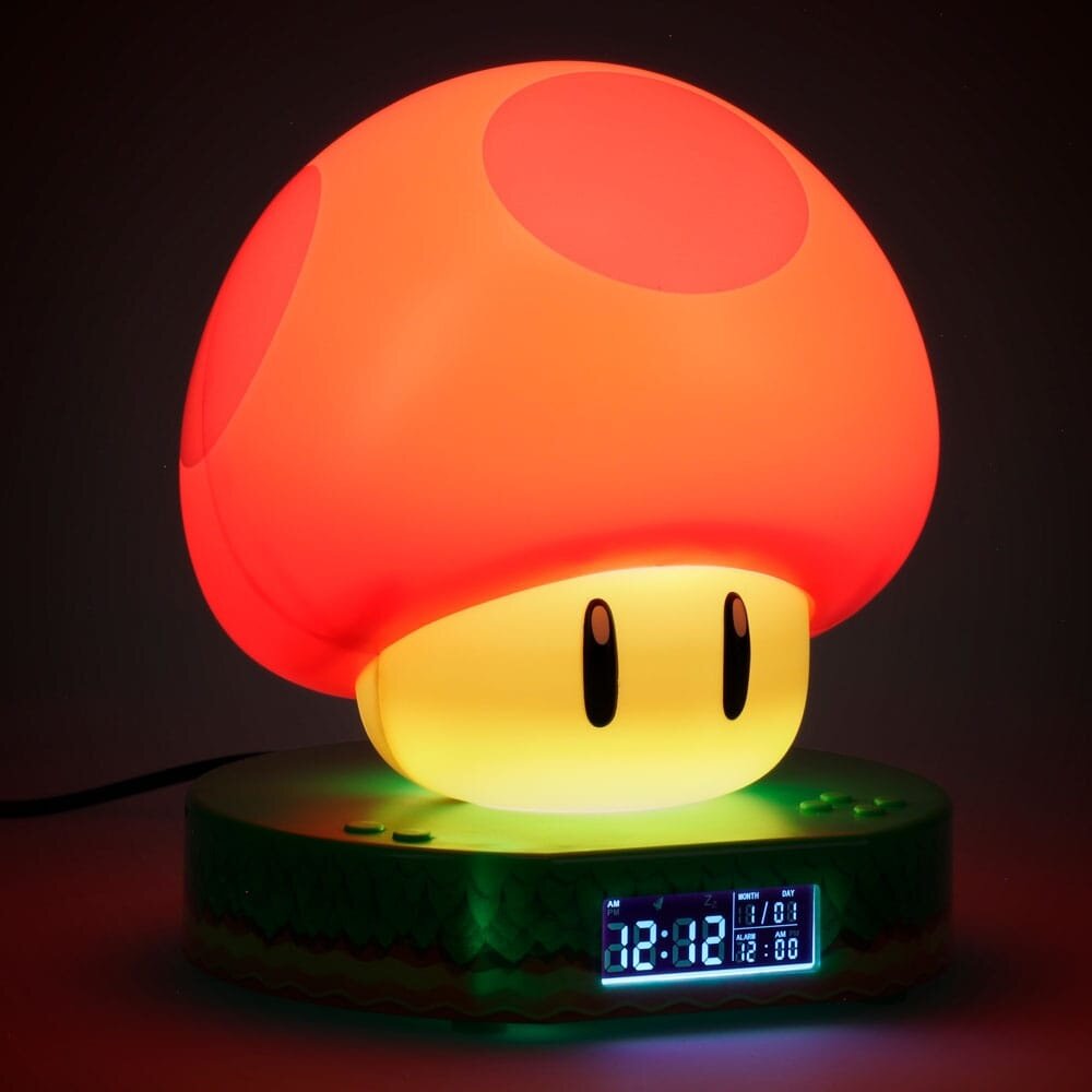 Paladone Super Mario Super Mushroom Alarmklok 12 cm Paladone Super Mario Super Mushroom Alarmklok 12 cm