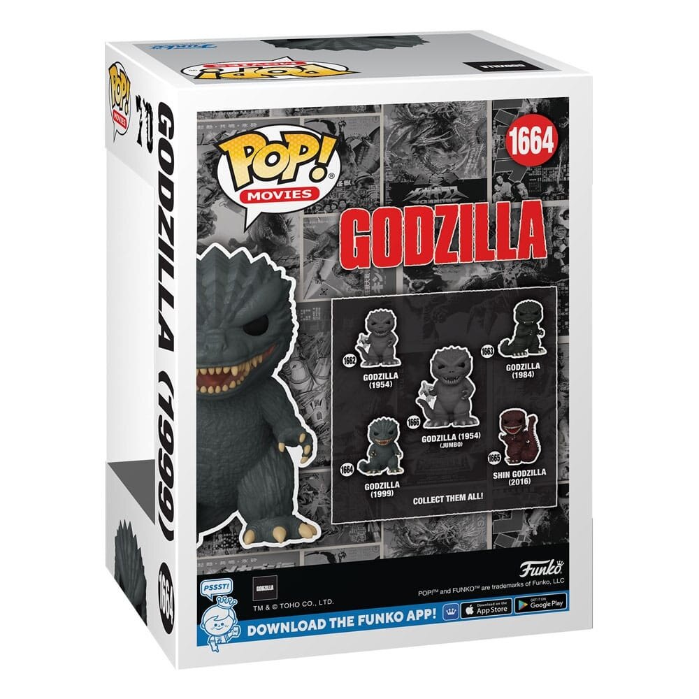 Funko Godzilla 70th Anniversary POP! Movies Vinyl Figure Godzilla 1999 #1664 Funko Godzilla 70th Anniversary POP! Movies Vinyl Figure Godzilla 1999 #1664
