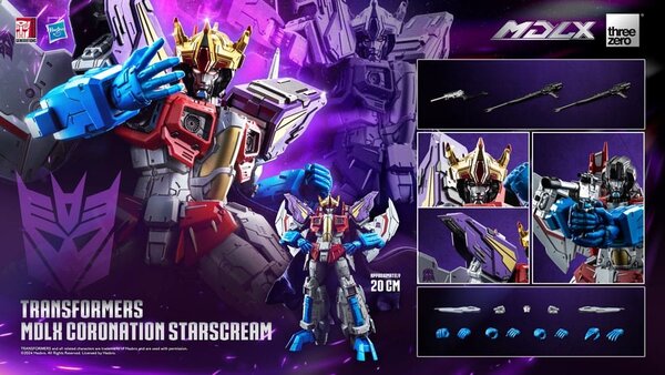Threezero Transformers MDLX Action Figure Coronation Starscream 20 cm Threezero Transformers MDLX Action Figure Coronation Starscream 20 cm